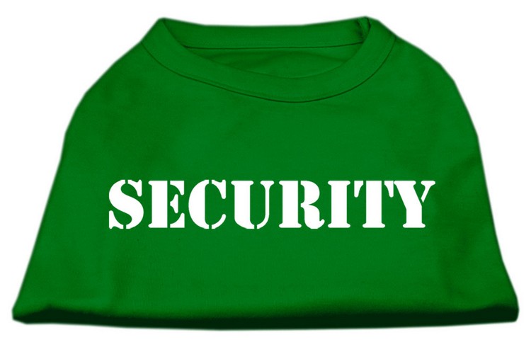 Security Screen Print Shirts Emerald Green XL